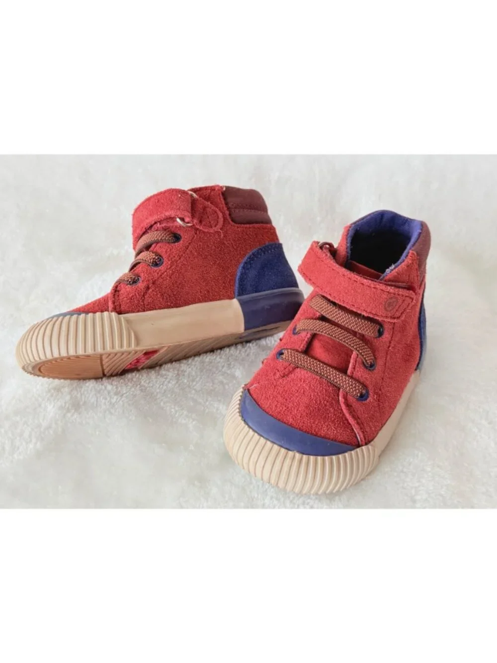 size 5 M SR Striderite Stride rite DUNE high top casual shoes sneakers boys rust